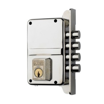 CERRADURA YALE 8-0 YL6 HIERRO NIQUELADO