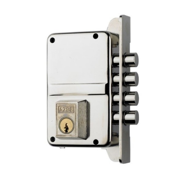 CERRADURA YALE 8-0 YL6 HIERRO NIQUELADO