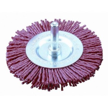 CEPILLO CIRCULAR JAZ CNA9410 NYLON ABRASIVO ROJO 100 MM 6 MM G80