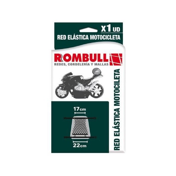 RED ELÁSTICA MOTOCICLETA NEGRA ROMB