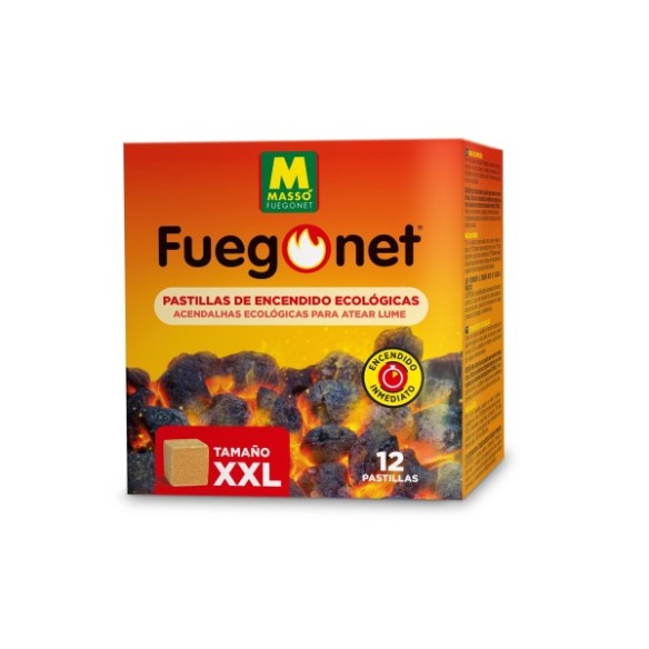 PASTILLAS ECOLOGICAS XXL ENCENDIDO 231389 MASSO 12 UDS