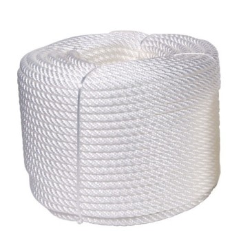 CUERDA CABLEADA ROLLO POLIPROPILENO Ø 14 MM BLANCO 100 M