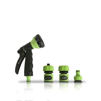 KIT PISTOLA 8 FUNCIONES CON CONECTORES GREEN EXPERT