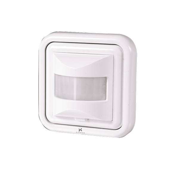DETECTOR DE MOVIMIENTO EMPOTR CONMUTADOR PARED 360ø SEKKYUR XINDAR