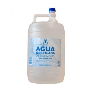 GARRAFA AGUA DESTILADA 5Lt.