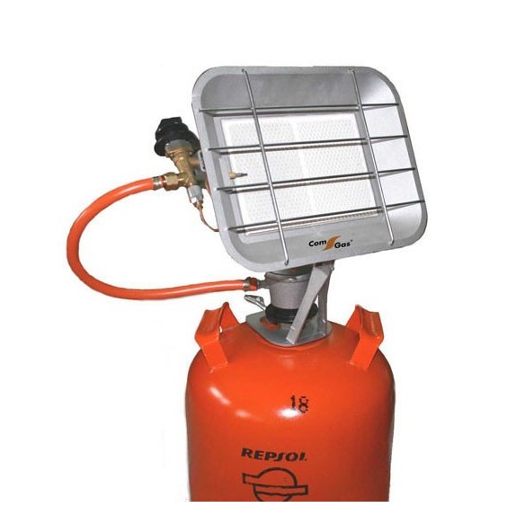 ESTUFA INFRARROJOS COM GAS 2700/5000W BUTANO 9.5x31x23