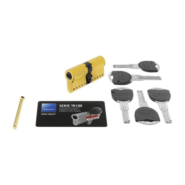 CILINDRO SEGURIDAD TK100 LLAVE INCOPIABLE 35X35 N. TK153535NKA TESA