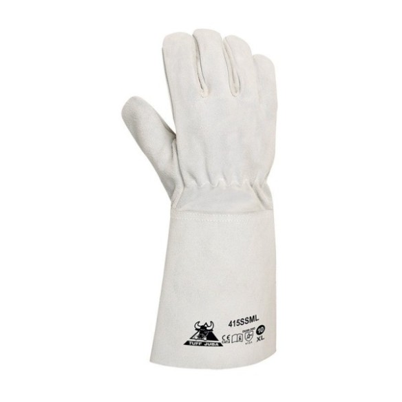 GUANTE AMERICANO SERRAJE COLOR NATURAL MANGA LARGA 415SSML JUBA