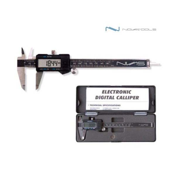 CALIBRE DIGITAL NOVATOOLS INOX 0-150 MM CON PANTALLA LCD
