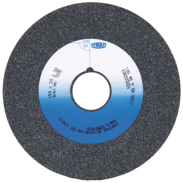 MUELA TYROLIT 10A46M5AV217 ESMERIL GRIS 200X20X32 MM G60