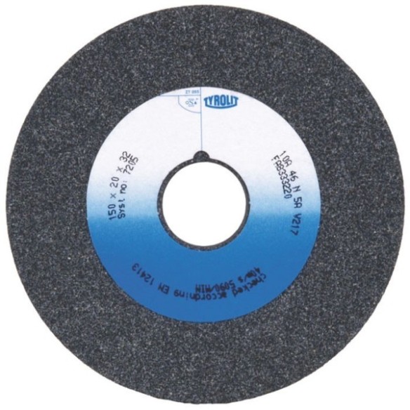 MUELA TYROLIT 10A46M5AV217 ESMERIL GRIS 200X20X32 MM G60