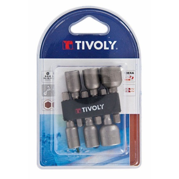 JUEGO LLAVES VASO TIVOLY 6-13MM 6UDS
