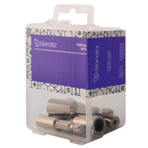 JUEGO ACOPLAMIENTOS ROSCADOS BIANDITZ M4-M12 6UDS