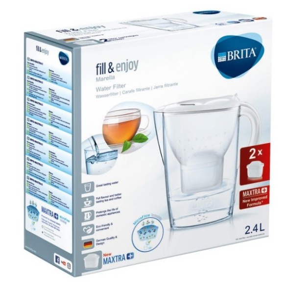 JARRA BRITA MARELLA AZUL  2 FILTROS MAXTRA 1028170  BRITA