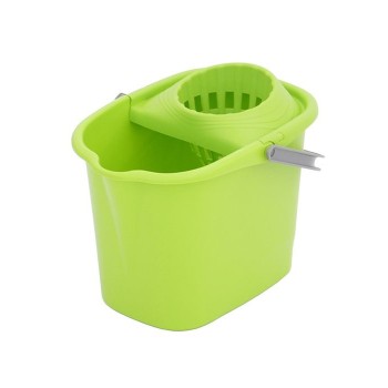 CUBO CON ESCURRIDOR RECTANGULAR 16L. NATURE VERDE