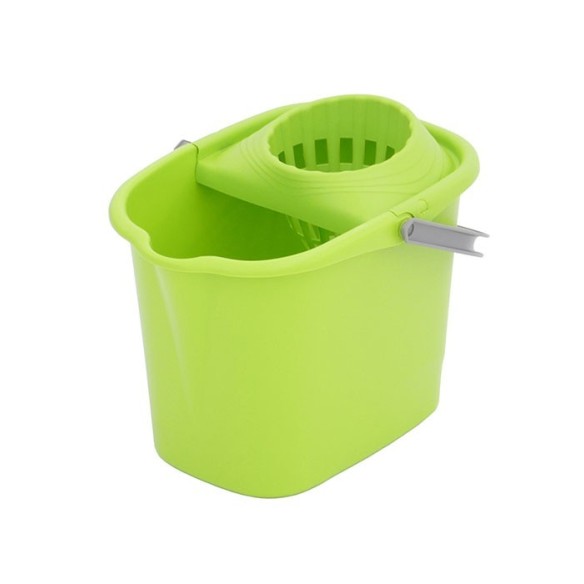 CUBO CON ESCURRIDOR RECTANGULAR 16L. NATURE VERDE