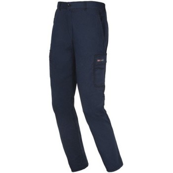 PANTALON  ALGODON ISSA 8038 EASYSTRETCH  MARINO  T-L