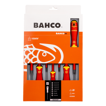 JUEGO DESTORNILLADORES BAHCO B220007 BAHCOFITT 7PZS AISLADOS PL/PH