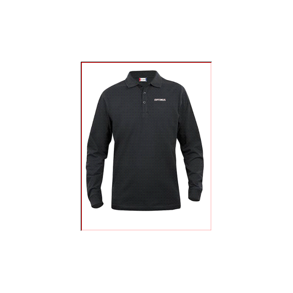 POLO M. LARGA OFICINA CORPORATIVO OPTIMUS GRIS OSC. T-M