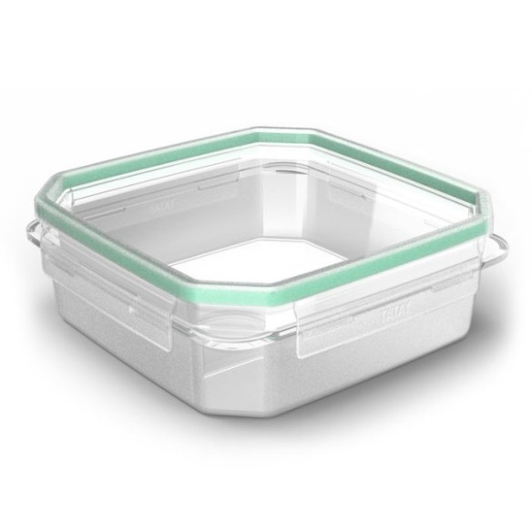 TAPER 1.3 L. CLICK CLACK CUAD TRANSP-VERDE TATAY