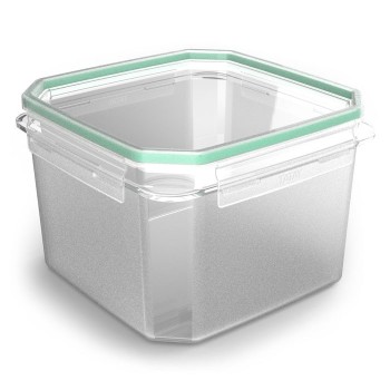 TAPER 2.9 L. CLICK CLACK CUAD TRANSP-VERDE TATAY