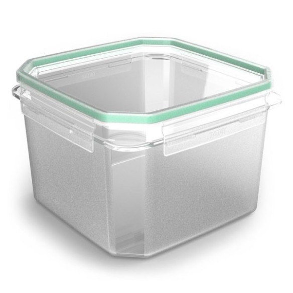 TAPER 2.9 L. CLICK CLACK CUAD TRANSP-VERDE TATAY