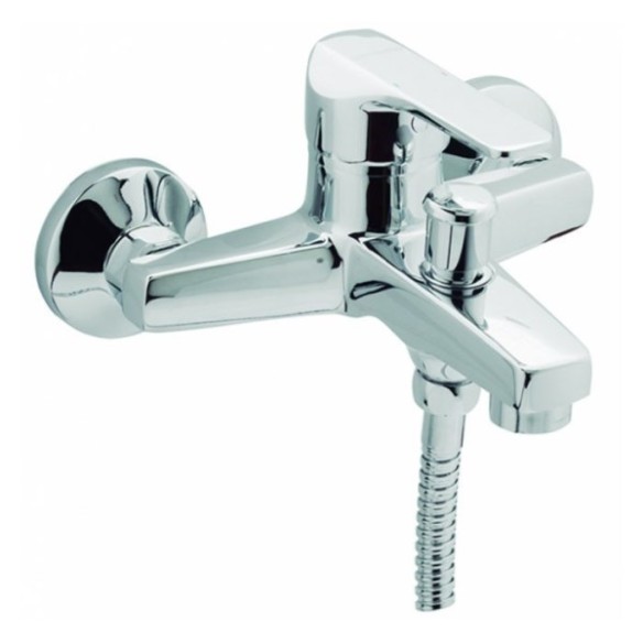 GRIFO GENEBRE k8 DE BAÑO MONOMANDO CROMADO CON KIT