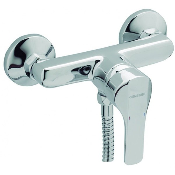 GRIFO DE DUCHA GENEBRE k8 MONOMANDO CROMADO CON KIT