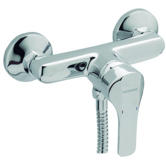 GRIFO DE DUCHA GENEBRE k8 MONOMANDO CROMADO CON KIT