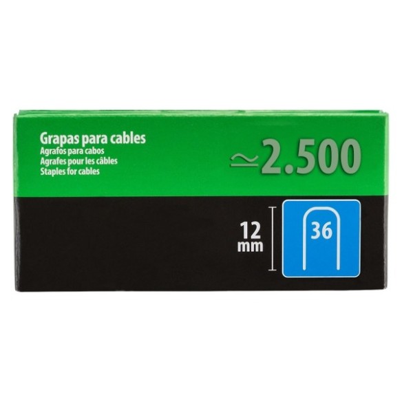 GRAPA  CABLE N 36    14 MM  1000 UDS