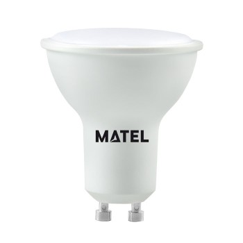 BOMBILLA LED DICROICA GU10 MATEL 800 LM 8 W LUZ FRIA