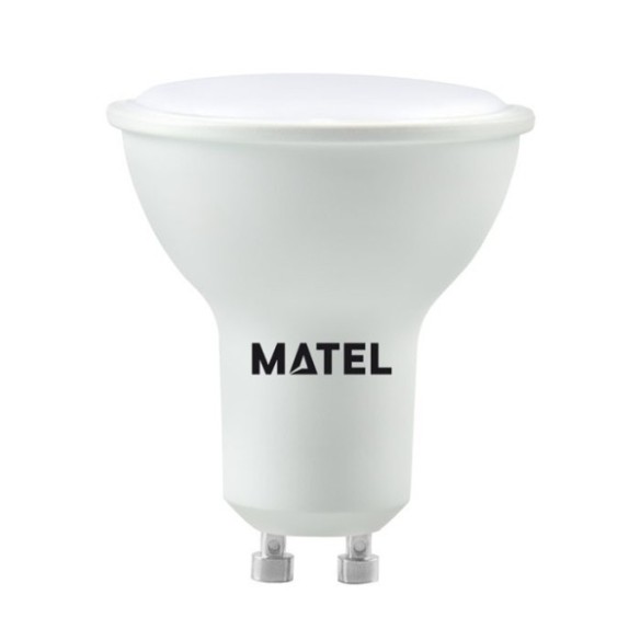 BOMBILLA LED DICROICA GU10 MATEL 800 LM 8 W LUZ FRIA