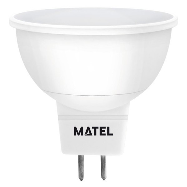 BOMBILLA LED DICROICA GU5.3 MATEL 450 LM 5 W LUZ CALIDA