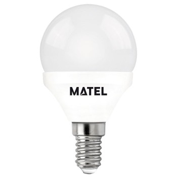 BOMBILLA LED ESFERICA E14 MATEL 700 LM 7 W LUZ FRIA
