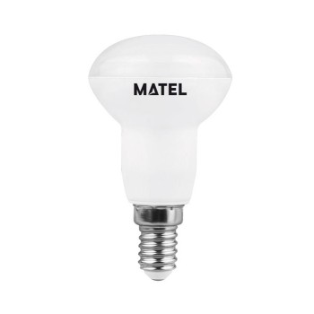 BOMBILLA LED REFLECTORA E14 MATEL 550 LM 50 MM 6 W LUZ CALIDA
