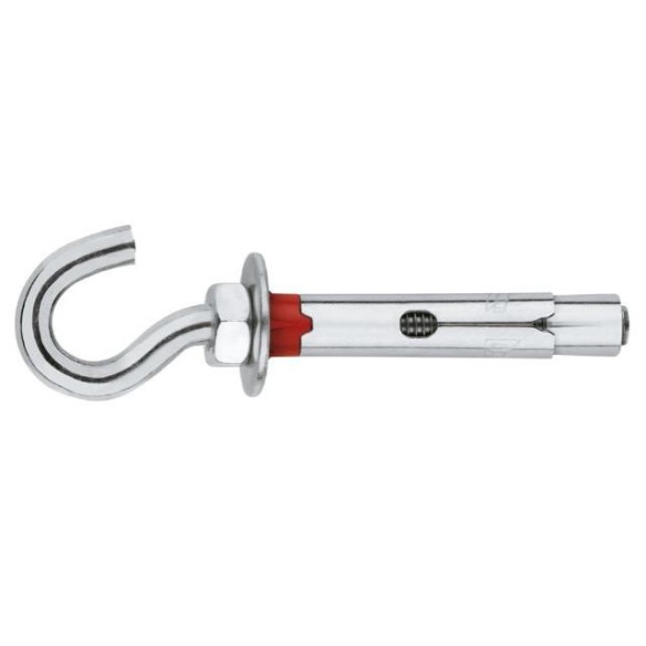 ANCLAJE INDEX ANTIGIRO PARA CARGAS MEDIAS GANCHO 6X45 ZINC 2UDS