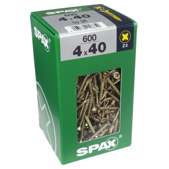 TIRAFONDO SPAX CABEZA PLANA TX 3X30 INOX 25UDS
