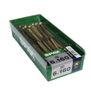 TIRAFONDO SPAX HI FORCE 6X180 WIROX 6UDS