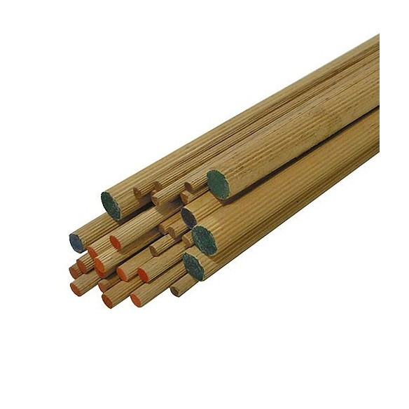 VARILLA MADERA ESTRIADA 6x1 MTS. MICEL