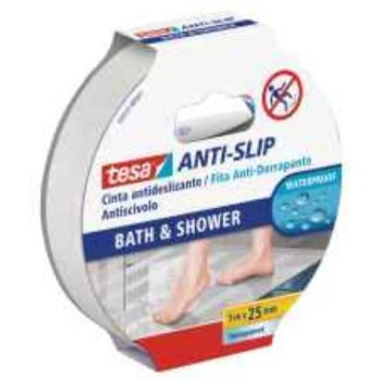ANTIDESLIZANTE PARA BAÑOS Y DUCHAS EEU 5M X 25MM 55533 TESA