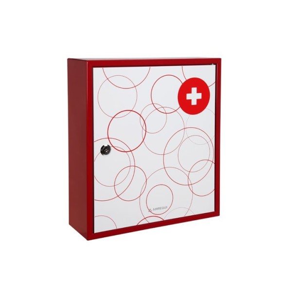 BOTIQUIN ARREGUI RED RING ACERO LACADO 360x315x100 MM