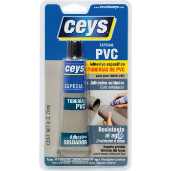 ADHESIVO ESPECIAL TUBERIAS PVC 70ML CEYS