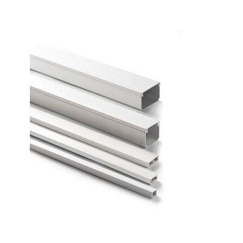 MINICANAL  PVC  ADHESIVA          12X12 MM 2 m BLANCA  1 UD