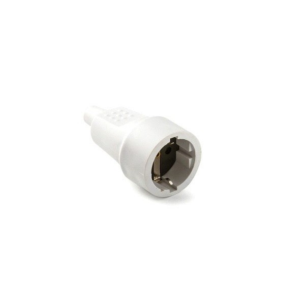 BASE AEREA  PVC GOMA   TT    16 A 250 V BLANCO