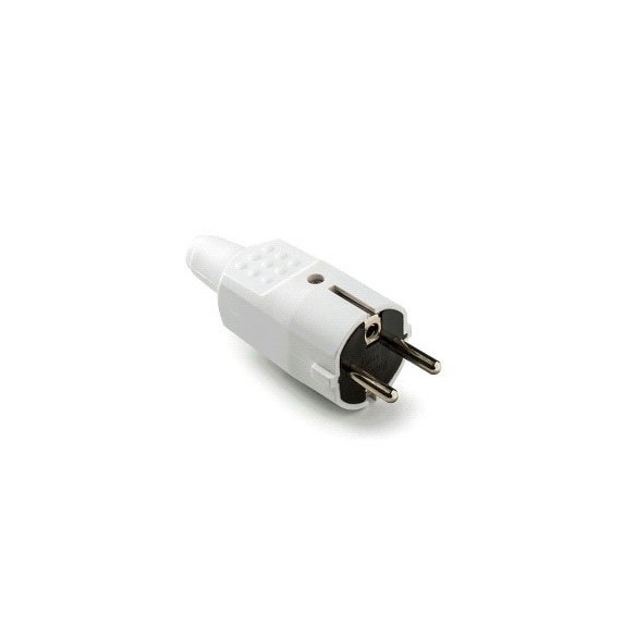 CLAVIJA AEREA PVC GOMA TT 16 A 250 V BLANCO