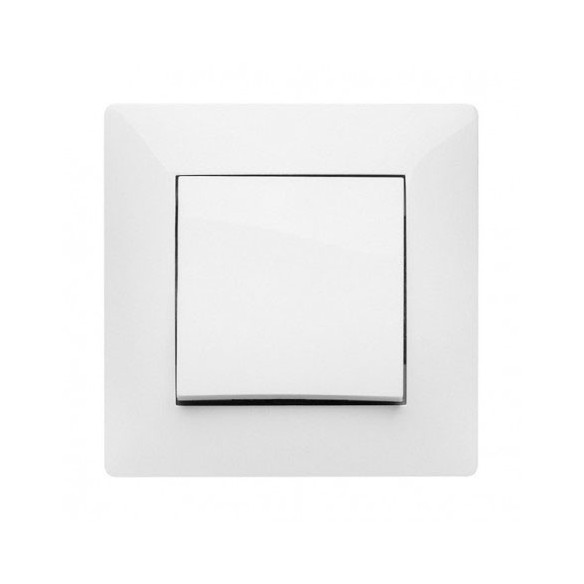 INTERRUPTOR-CONMUTADOR HABITAT 15 EMPOTRAR 10 A 250 V BLANCO