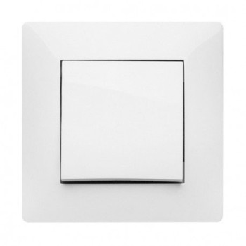 PULSADOR HABITAT 15  EMPOTRAR      10 A 250 V      BLANCO  1 UD