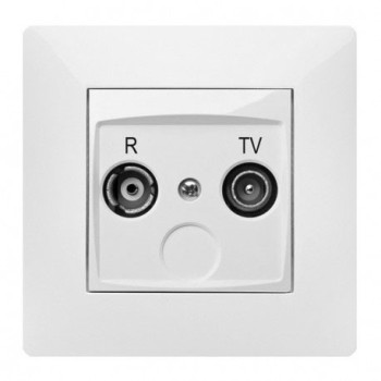 TOMA R-TV HABITAT 15  EMPOTRAR             BLANCO  1 UD