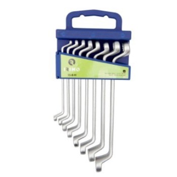 JUEGO LLAVES ESTRELLA ACODADAS BAHCO CROMADAS 6 A 22MM 8 PIEZAS