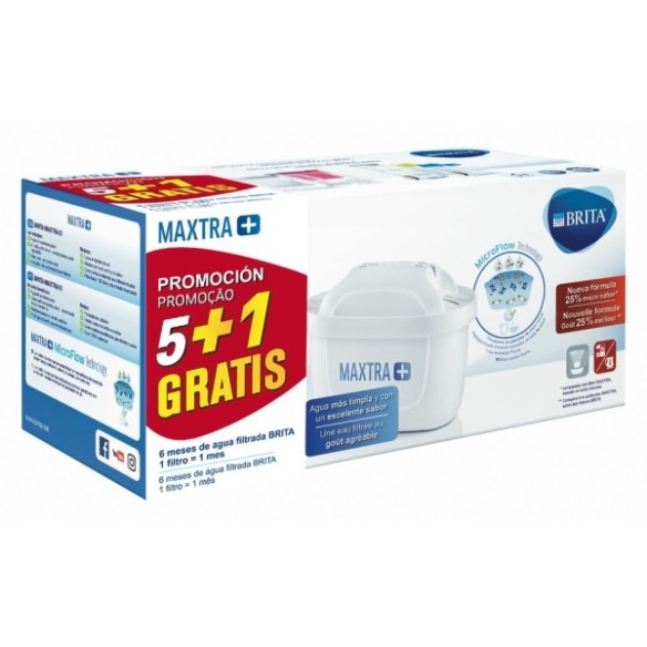 FILTRO BRITA MAXTRA + PACK 5+1 1031890 BRITA